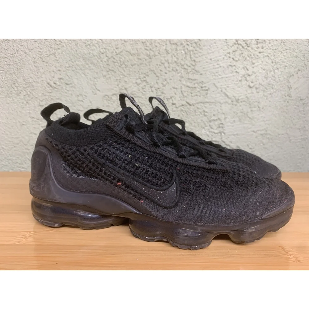 Nike Air VaporMax 2021 Flyknit Women's Size 5.5 Shoes‎ Black DC9454 001
